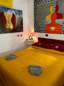 Krevet ili kreveti u jedinici u okviru objekta Ryder Cup Art Villa, Marco Simone,
