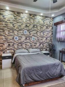 En eller flere senge i et værelse på Encantador apartamento en el centro de León