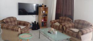 TV a/nebo společenská místnost v ubytování White house