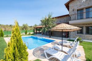 Bazén v ubytování Stone House Datça Blok-B nebo v jeho okolí