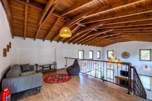 Posezení v ubytování Stone House Datça Blok-B