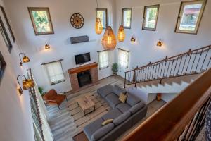 Posezení v ubytování Stone House Datça Blok-B