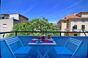 Balkón alebo terasa v ubytovaní Guest house Levanda