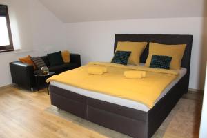 Postel nebo postele na pokoji v ubytování Apartmán 2023