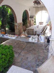 Патио или другая зона на открытом воздухе в Villa Lina Bed&Breakfast