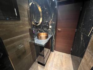 Kúpeľňa v ubytovaní Priamos Hotel Erato