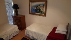 Postel nebo postele na pokoji v ubytování 2 x Twin beds - close to NRG Medical Center Galleria MD Anderson