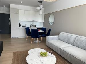 Η κουζίνα ή μικρή κουζίνα στο Golden Dunes Apartament Polanki Aqua