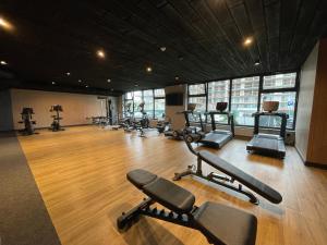 Γυμναστήριο ή/και όργανα γυμναστικής στο Golden Dunes Apartament Polanki Aqua