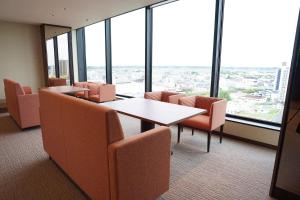 Posezení v ubytování Hotel Marroad Tsukuba