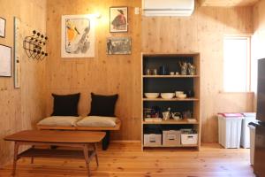 A kitchen or kitchenette at Hostel Fish in a River