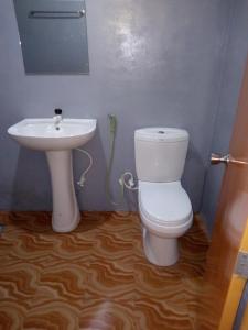 Koupelna v ubytování Gami Gedara Home stay