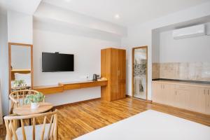 TV a/nebo společenská místnost v ubytování Studio16 + 9 fotografií