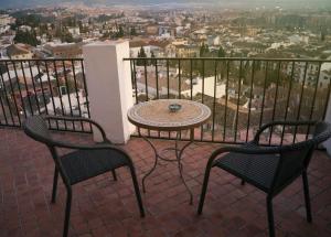 Balkon lub taras w obiekcie Carmen de la Alcubilla del Caracol