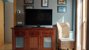 TV a/nebo společenská místnost v ubytování Apartamento en Villanua La Espata