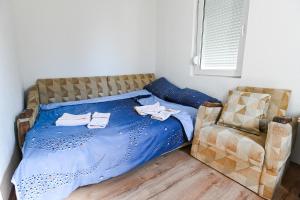 Postel nebo postele na pokoji v ubytování Vila Hristov + 22 fotografií