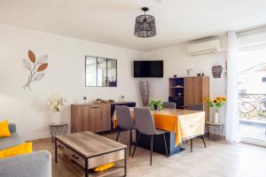 Część wypoczynkowa w obiekcie Appartement T2 entièrement rénové