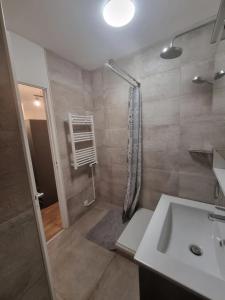 Koupelna v ubytování Location cure et saison centre Dax