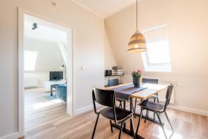 Η κουζίνα ή μικρή κουζίνα στο Steger-Hüs Wohnung 32 +13 φωτογραφίες