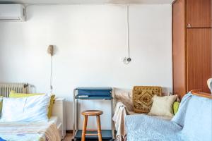 Posezení v ubytování Studio in Gastouni