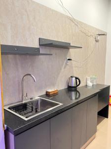 Una cocina o cocineta en Moka's House