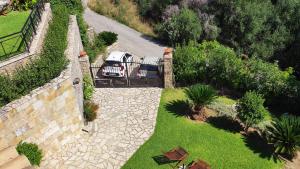 A garden outside Villa Amaryllis