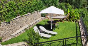 A garden outside Villa Amaryllis