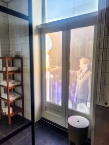 Koupelna v ubytování Hotel de Wereld