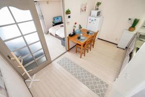 新宿區新大久保站徒步3分鐘高級公寓緊鄰韓國廣場廚房或簡易廚房