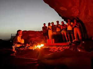 Hosté ubytování Wadi Rum Cave Camping