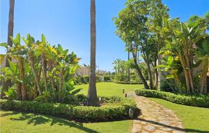 A garden outside Gorgeous Home In Benahavís With Wifi