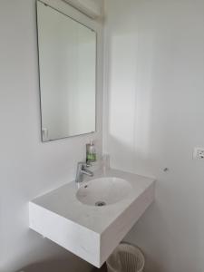 Koupelna v ubytování Litla-Hof Guesthouse
