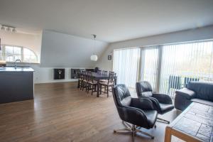Ruang duduk di Storkesøen Ribe Holiday Cottages and Apartments