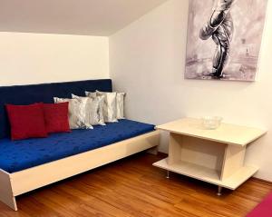 Ένα ή περισσότερα κρεβάτια σε δωμάτιο στο Apartman Luna Punat