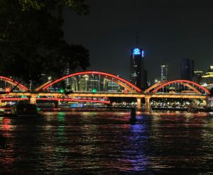 Linna Guangzhou üldine vaade või majutusasutusest Guangzhou Uhome Service Apartment pildistatud vaade
