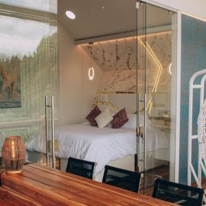 Postel nebo postele na pokoji v ubytování Örök Hotel