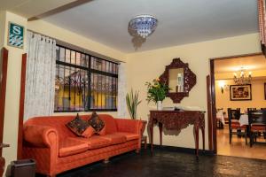Istumisnurk majutusasutuses Hotel Agustos Cusco