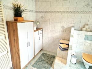Koupelna v ubytování Appartement am Hauser Kaibling