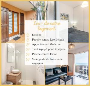 Gallery image of Appartement T2 I Vue Lac Léman I Evian les Bains in Évian-les-Bains
