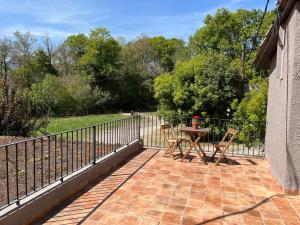 A garden outside Casa de camp Les Tretes