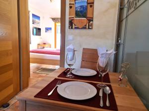 Postel nebo postele na pokoji v ubytování Appartement BERGTRÄUME