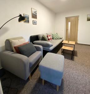 Posezení v ubytování Apartmán pod vlekem