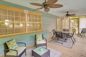 A seating area at Lake Wales Vacation Rental with Screened-In Porch!