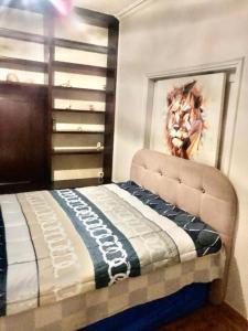 Llit o llits en una habitació de Economy shared apartment D in central Athens