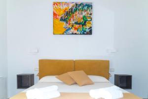 Postel nebo postele na pokoji v ubytování Biancolivo Country House