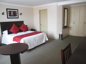 Postel nebo postele na pokoji v ubytování Hotel Novalux