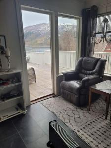 Posezení v ubytování The relax house near fjords