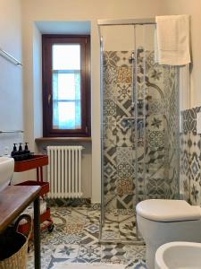 Kúpeľňa v ubytovaní Cascina Villa - Casa di campagna tra le nocciole