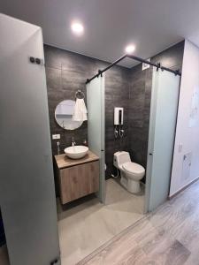A bathroom at Apartamento moderno tipo loft