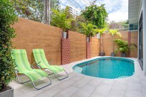Πισίνα στο ή κοντά στο Luxury villa with private pool, jomtien beach